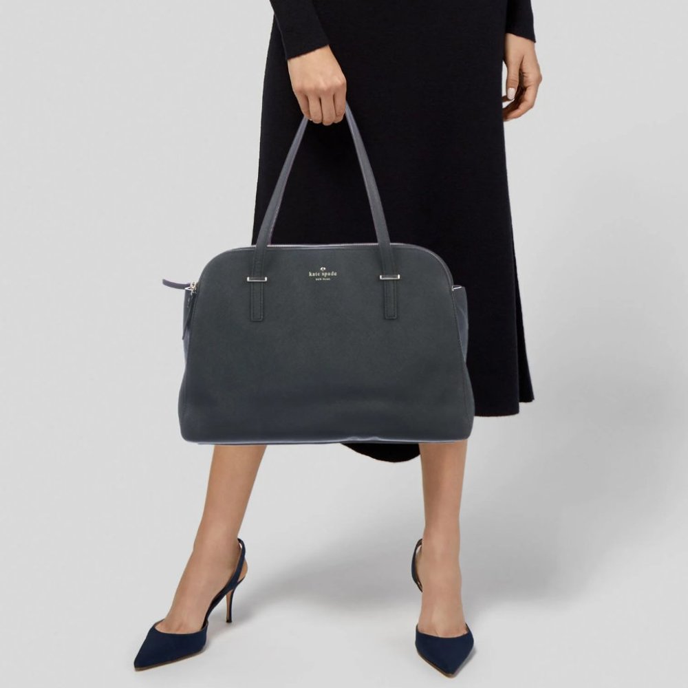 Kate Spade Black Leather Cedar Street Bag & Wallet